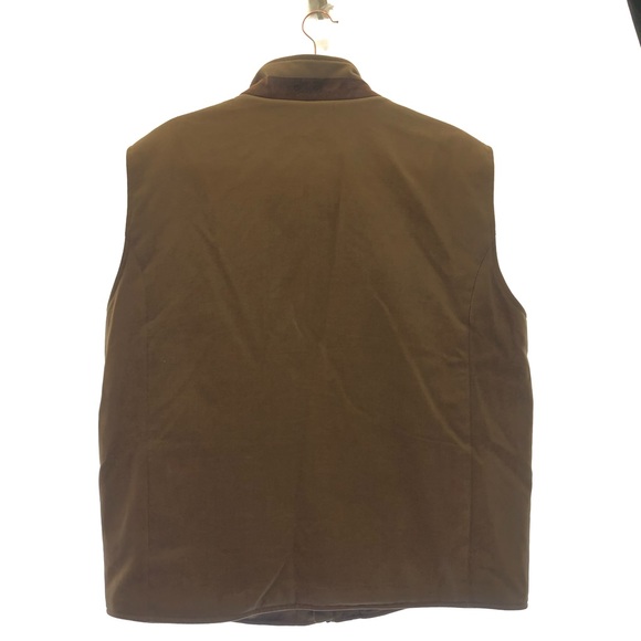Loro Piana vest size xxl tan khaki duck vest heavy lined - Picture 5 of 16